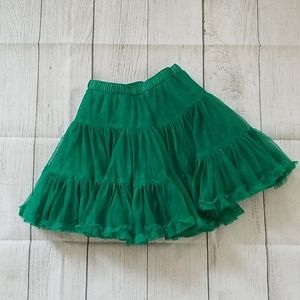 Gymboree tulle skirt. Green size 4T